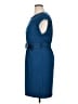 Calvin Klein Solid Blue Casual Dress Size 14 - photo 5