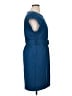 Calvin Klein Solid Blue Casual Dress Size 14 - photo 4