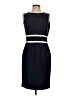 Le Suit Color Block Blue Cocktail Dress Size 4 - photo 1