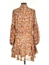VICI 100% Polyester Floral Orange Casual Dress Size S - photo 2