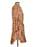 VICI 100% Polyester Floral Orange Casual Dress Size S - photo 4