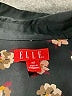 Elle 100% Polyester Floral Black Casual Dress Size XS - photo 7