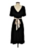 Bebe Solid Black Cocktail Dress Size S - photo 2