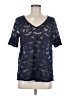 Torrid Blue Short Sleeve Blouse Size Med Plus (00) - photo 1
