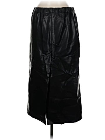 Gauchère Faux Leather Skirt (view 2)