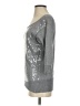 AGB Metallic Silver Pullover Sweater Size S - photo 5