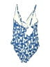 Tory Burch Print Blue One Piece Swimsuit Size XS - photo 2