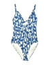 Tory Burch Print Blue One Piece Swimsuit Size XS - photo 1