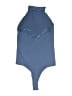 Zara Solid Blue One Piece Swimsuit Size L - photo 2