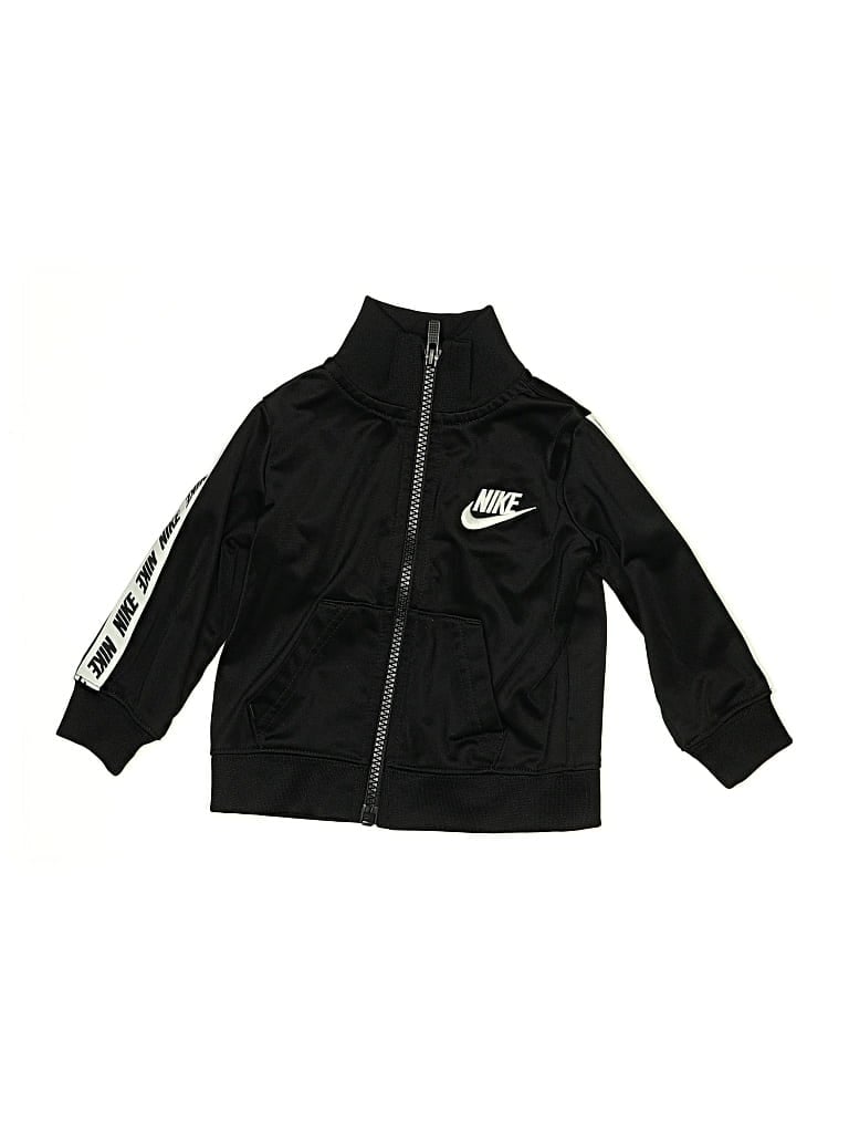 Pre-owned Nike Babies' Zip Up Hoodie In Black