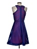Lilly Pulitzer 100% Polyester Chevron-herringbone Blue Cocktail Dress Size S - photo 2