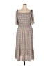 Hayden 100% Polyester Print Brown Casual Dress Size 2X - photo 1