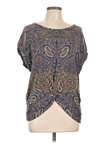 Lucky Brand Short Sleeve Blouse (view 1)