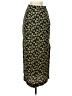 Esprit 100% Polyester Print Yellow Black Casual Skirt Size 3 - 4 - photo 1