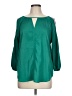 The Limited 100% Polyester Green 3/4 Sleeve Blouse Size L - photo 1