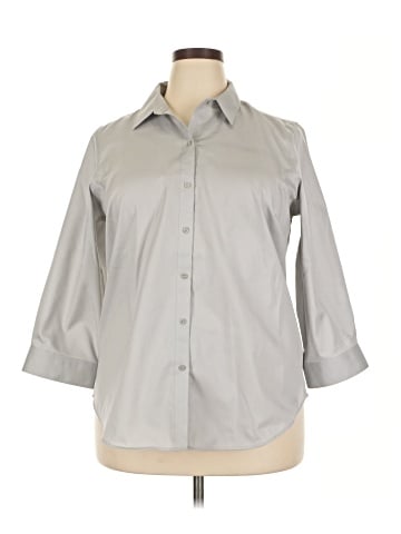 Coldwater Creek 3/4 Sleeve Button-Down Shirt (view 1)