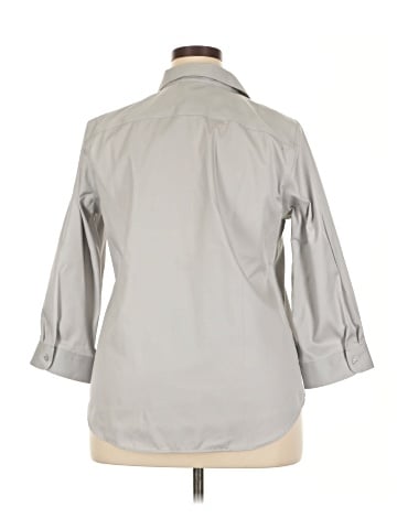 Coldwater Creek 3/4 Sleeve Button-Down Shirt (view 2)