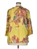Spense Yellow 3/4 Sleeve Blouse Size XL - photo 2