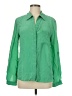 Diane von Furstenberg 100% Silk Green Blouse Size 8 - photo 1
