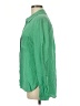 Diane von Furstenberg 100% Silk Green Blouse Size 8 - photo 5
