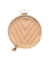 Unbranded Chevron-herringbone Gold Tan Coin Purse One size - photo 1