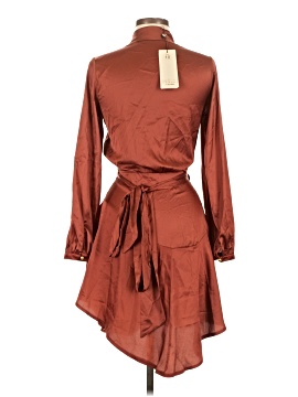 white christmas dresses Amoura Red Square-Neck Draped Wrap Maxi Dress  Club L London