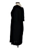 BCBGMAXAZRIA 100% Rayon Solid Black Casual Dress Size L - photo 4