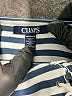 Chaps 100% Cotton Stripes Blue Casual Dress Size XS - photo 7