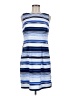 AGB Stripes Blue Casual Dress Size 8 - photo 1
