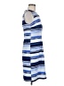 AGB Stripes Blue Casual Dress Size 8 - photo 4