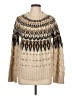 Steve Madden Chevron-herringbone Tan Pullover Sweater Size L - photo 1