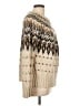 Steve Madden Chevron-herringbone Tan Pullover Sweater Size L - photo 4