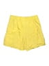 Gitano 100% Nylon Solid Yellow Shorts Size S - photo 2
