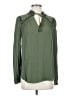 Design History 100% Rayon Green Long Sleeve Blouse Size S - photo 1