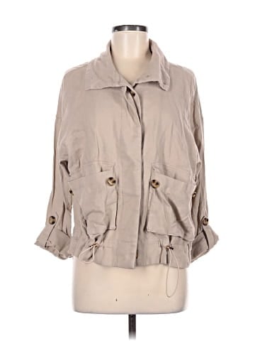 Calligraphie 3/4 Sleeve Button-Down Shirt (view 1)