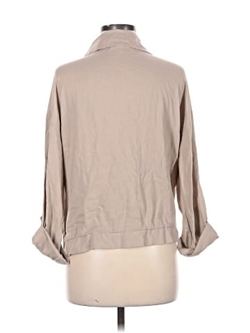Calligraphie 3/4 Sleeve Button-Down Shirt (view 2)