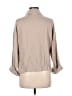 Calligraphie Tan 3/4 Sleeve Button-Down Shirt Size M - photo 2