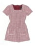Xtraordinary Tweed Burgundy Dress Size 7 - photo 1