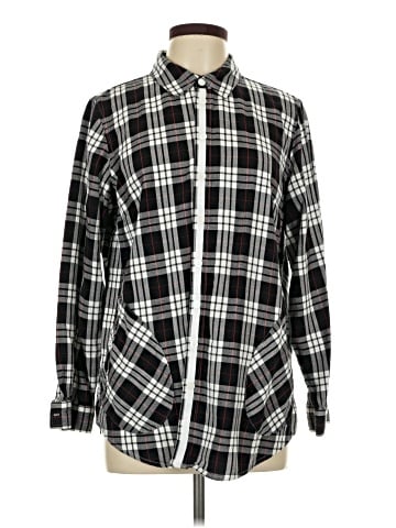 Joan Rivers Long Sleeve Button-Down Shirt (view 1)