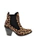 Kanna Animal Print Brown Tan Ankle Boots Size EU 35 - photo 1