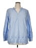 Talbots Blue Long Sleeve Blouse Size 14 - 16 - photo 1