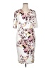 Escada Print White Cocktail Dress Size EU 46 / US 16 - photo 1