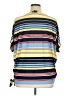 Rafaella Stripes Yellow Short Sleeve Top Size XL - photo 2