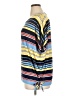 Rafaella Stripes Yellow Short Sleeve Top Size XL - photo 5