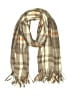 Unbranded Plaid Brown Scarf One size - photo 1