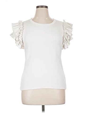 Veronica Beard Jeans Short Sleeve Top (view 1)
