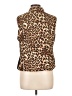 New Directions 100% Polyester Animal Print Gold Vest Size L (petite) - photo 2