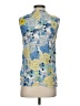 Esprit 100% Viscose Blue Sleeveless Blouse Size 4 - photo 2