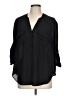 Torrid 100% Polyester Black 3/4 Sleeve Blouse Size Lg Plus (0) - photo 1