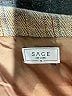 Sage the Label 100% Polyester Plaid Brown Blazer Size S - photo 6